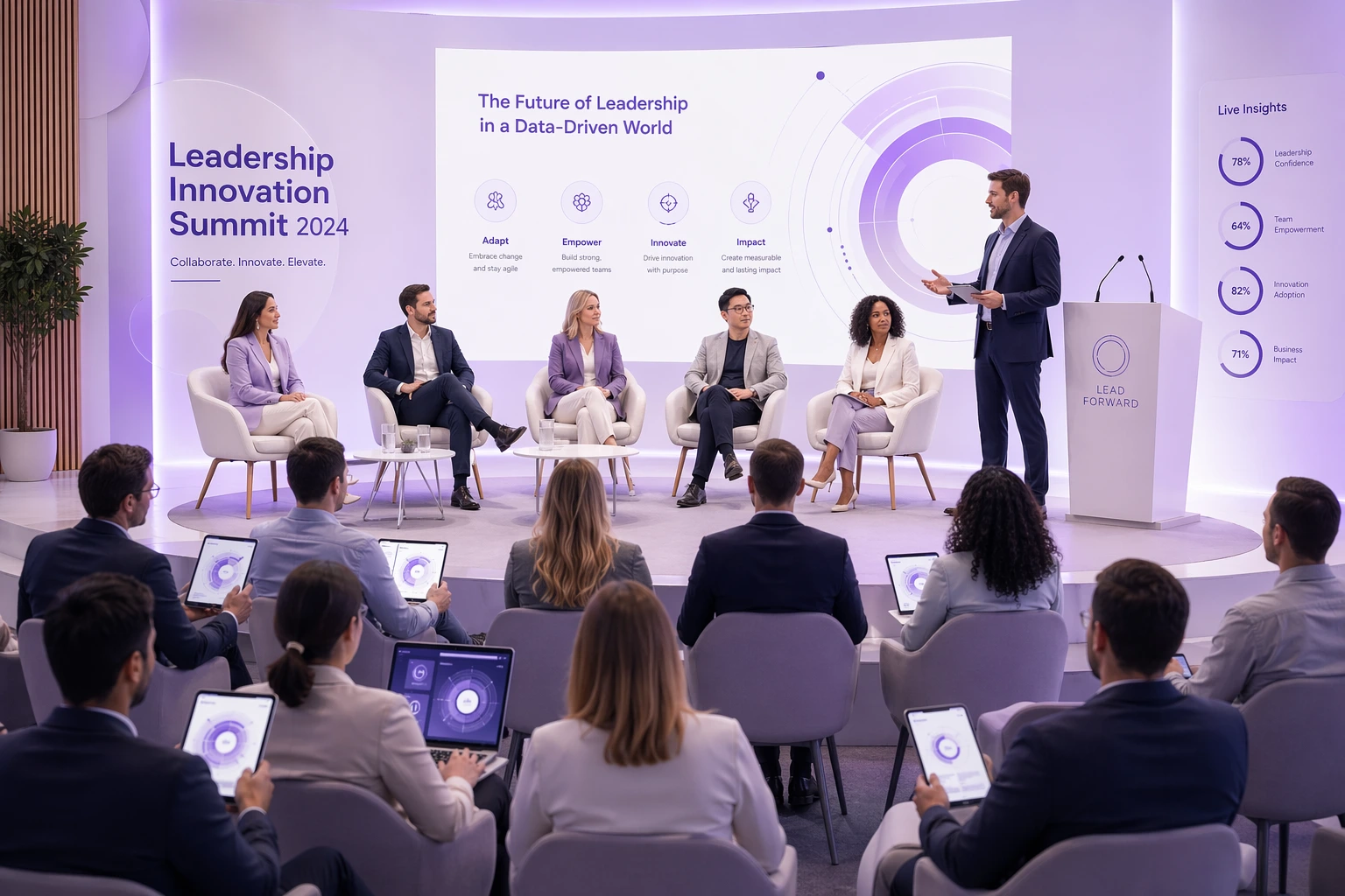 Panel discussion using PulseRoom